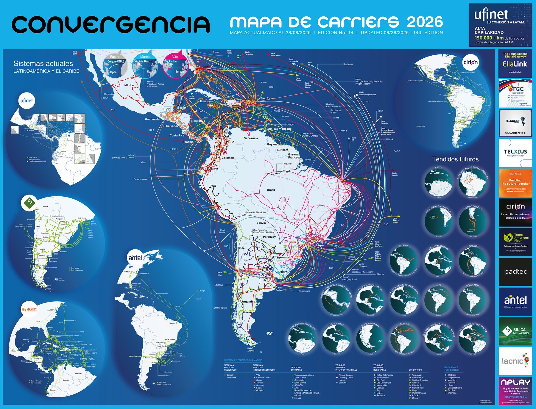 Mapa de Carriers 2026